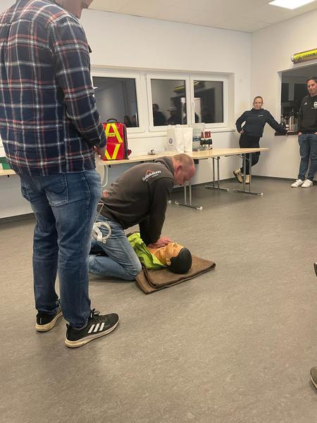 Besuch vom Rettungsdienst