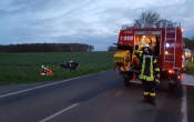 Einsatz der Feuerwehr Eilvese: VU PKW im Graben, 16.04.2017, Bild 1