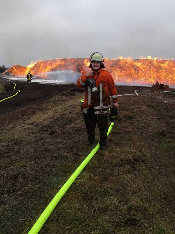 Einsatz der Feuerwehr Eilvese: Moorbrand, 24.10.2018, Bild 4