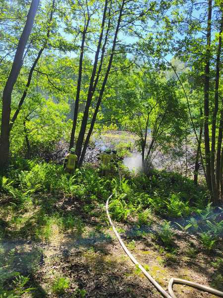 Einsatz der Feuerwehr Eilvese: Böschungsbrand, 15.05.2024, Bild 4