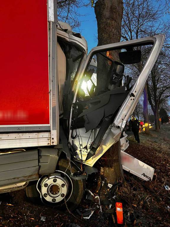 Einsatz der Feuerwehr Eilvese: LKW gegen Baum, 14.03.2025, Bild 3