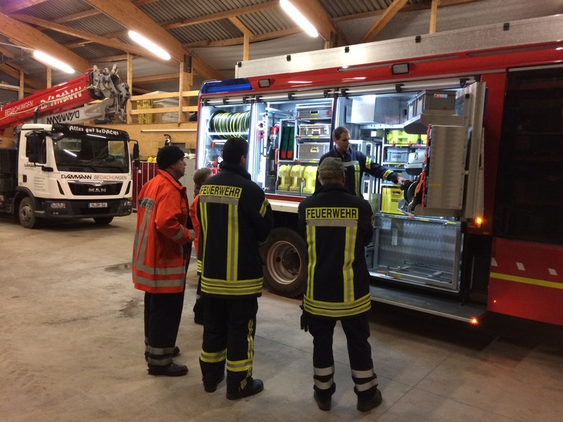 Erster Dienst 2018 mit HLF