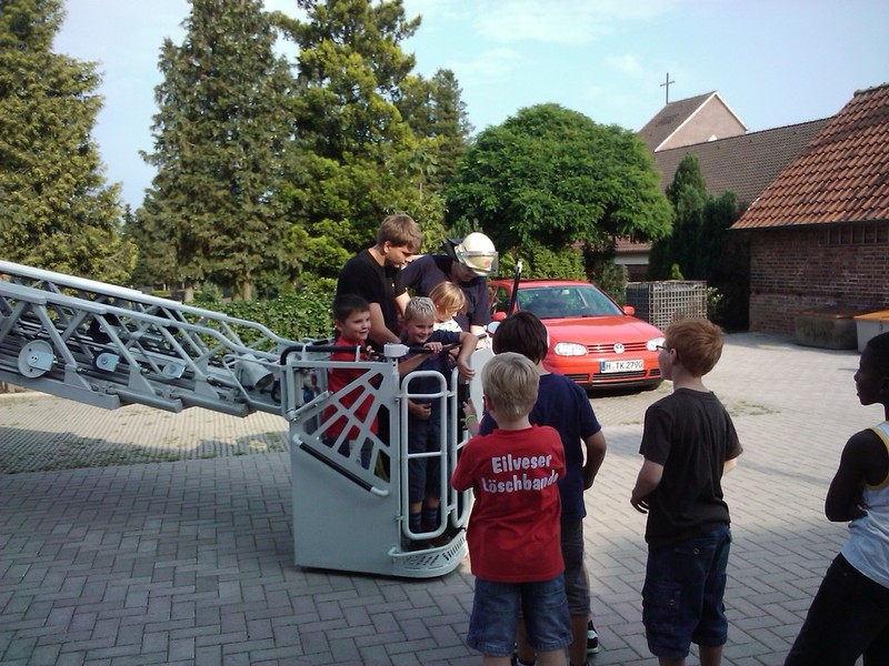 Besuch der Drehleiter, 18.08.2011, Bild 7